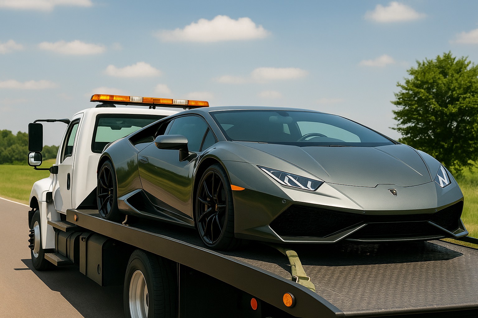 ABQ towing truck providing 24 hour roadside assistance in Albuquerque, New Mexico